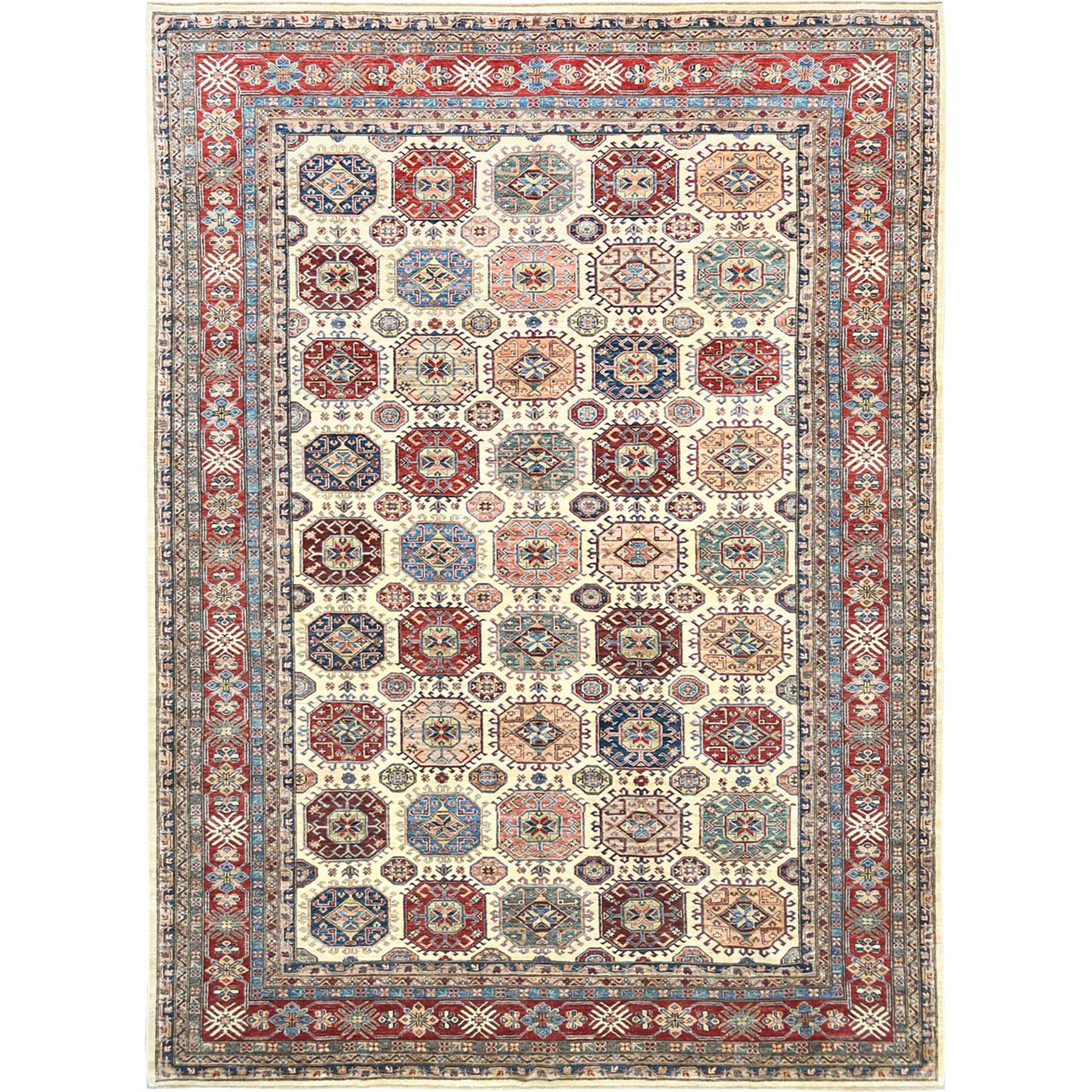  Wool Hand-Knotted Area Rug 10'0