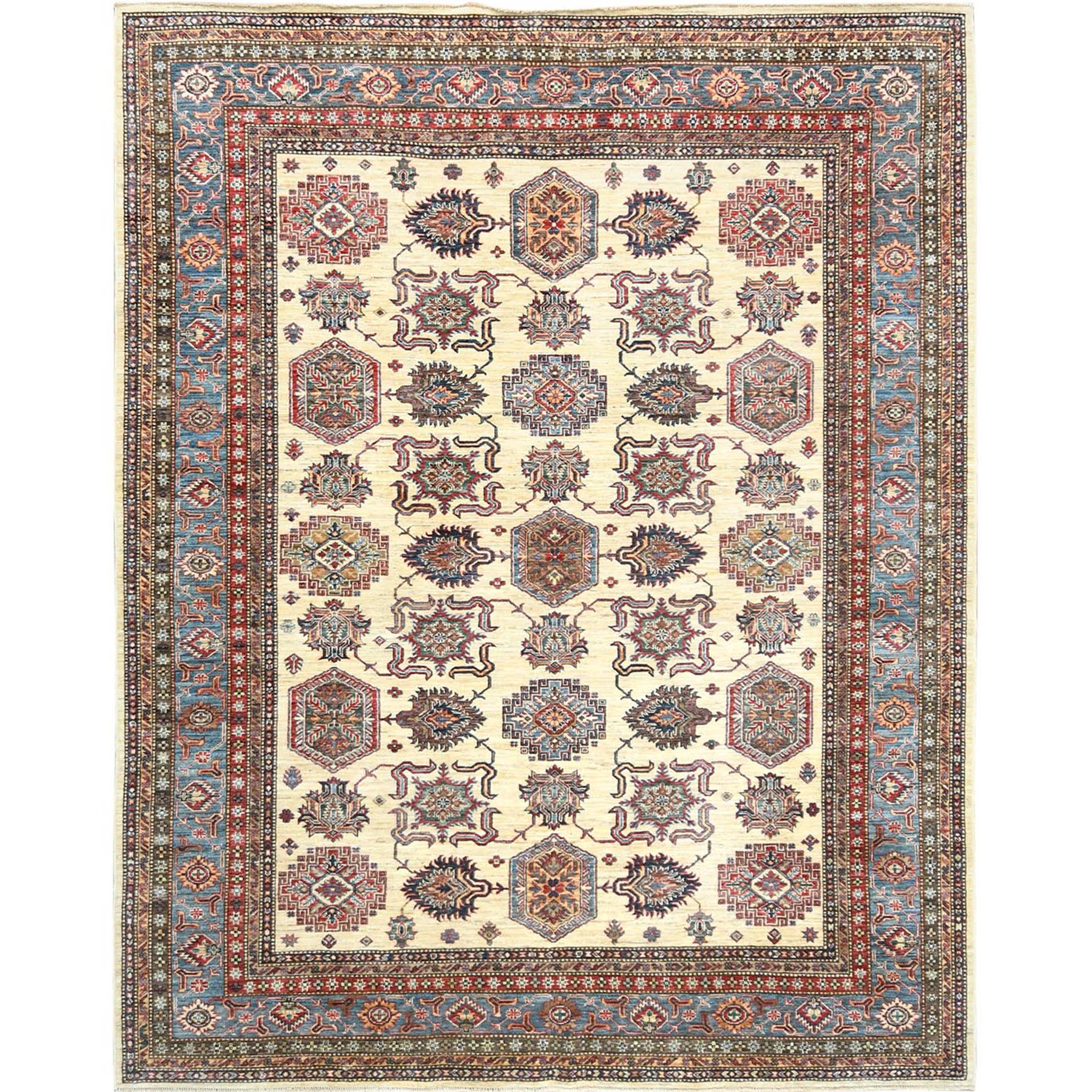  Wool Hand-Knotted Area Rug 8'3
