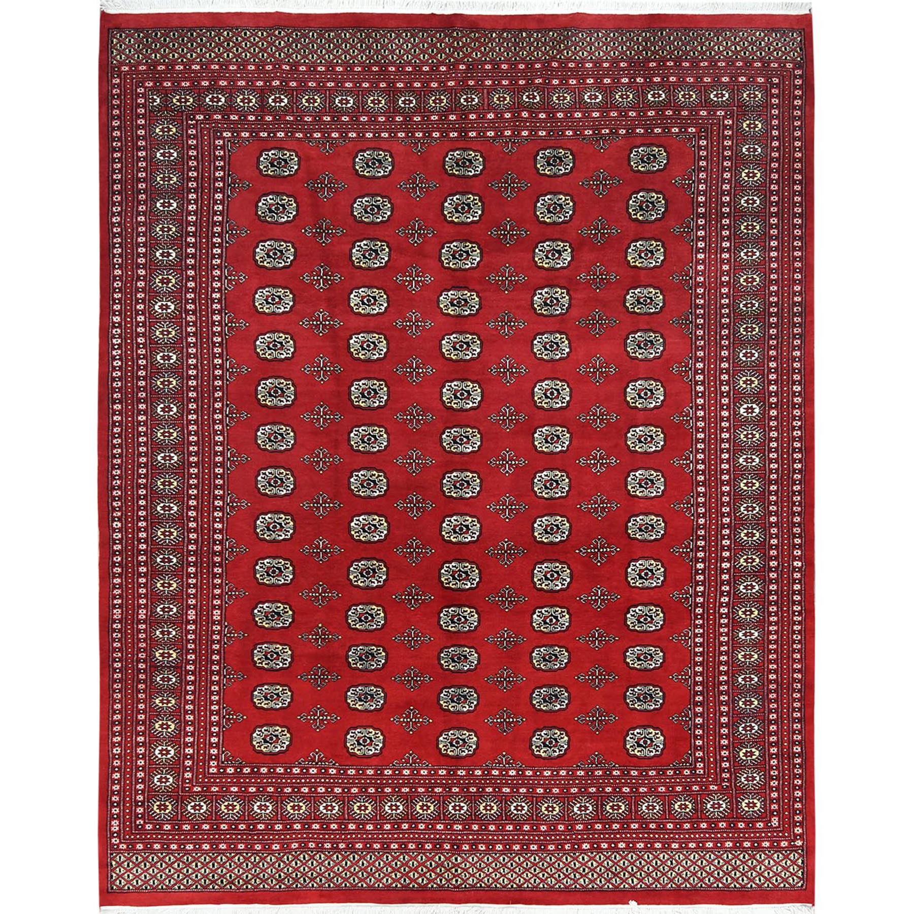 traditional Wool Hand-Knotted Area Rug 8'3