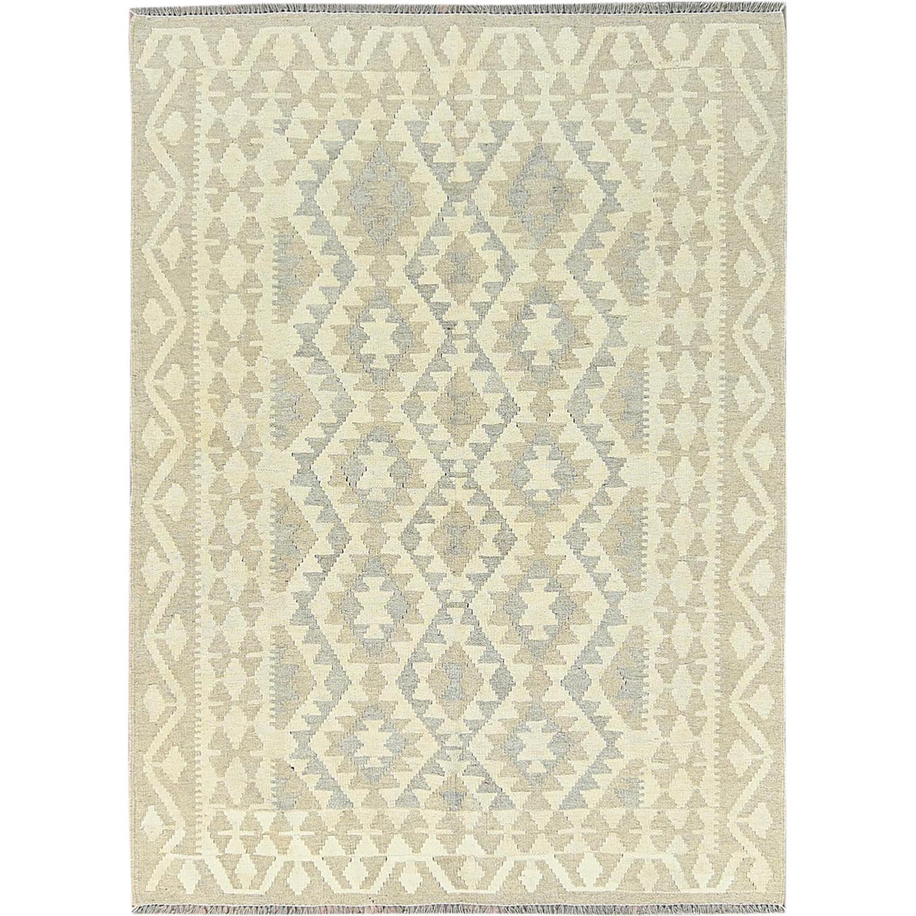 traditional Wool Hand-Woven Area Rug 5'0