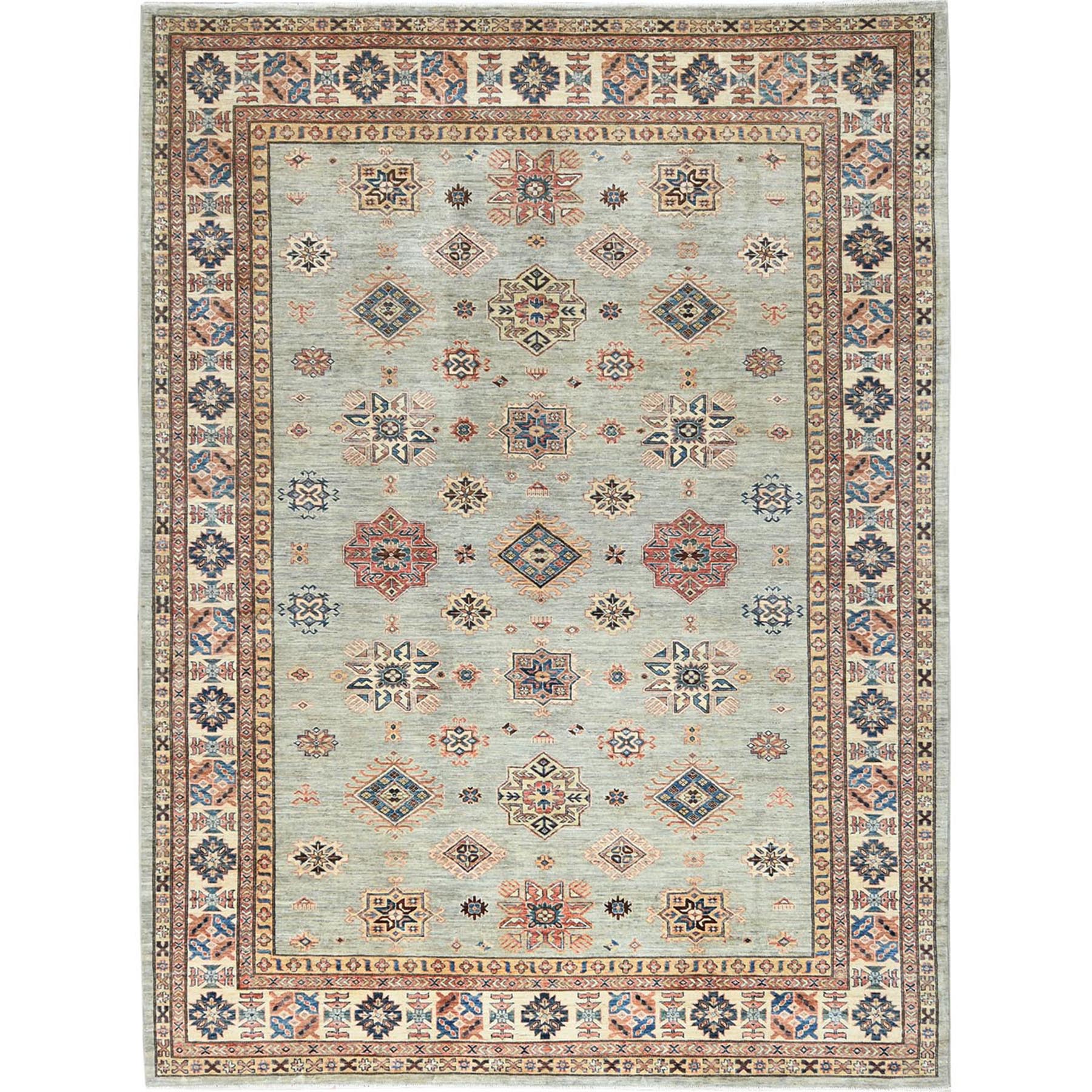  Wool Hand-Knotted Area Rug 8'8