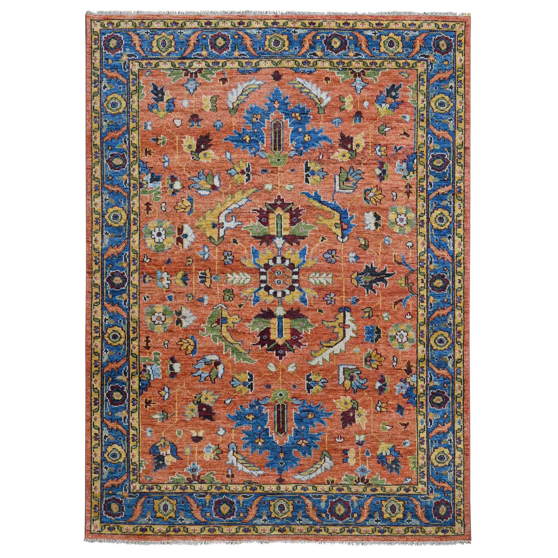  Wool Hand-Knotted Area Rug 9'2