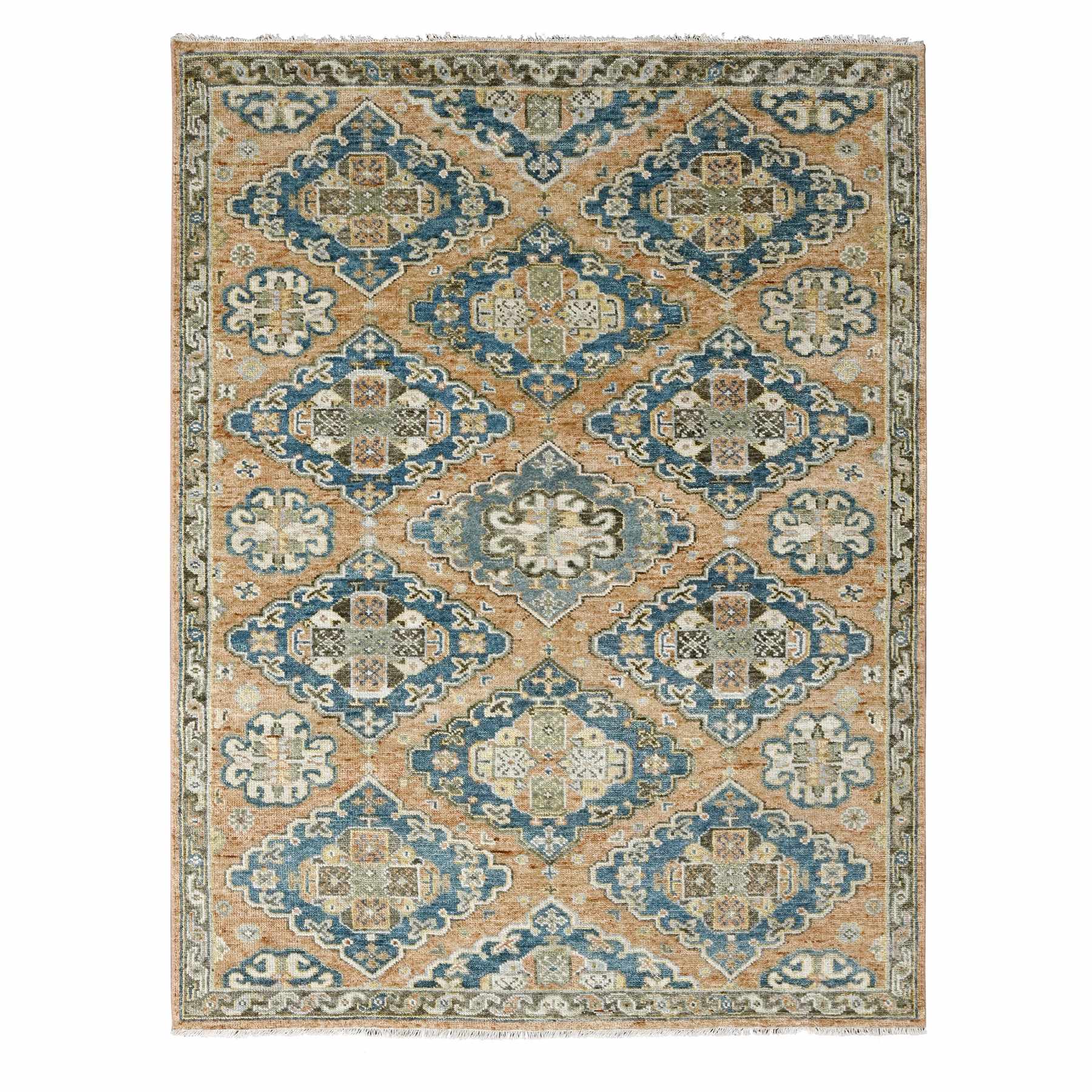  Wool Hand-Knotted Area Rug 8'0