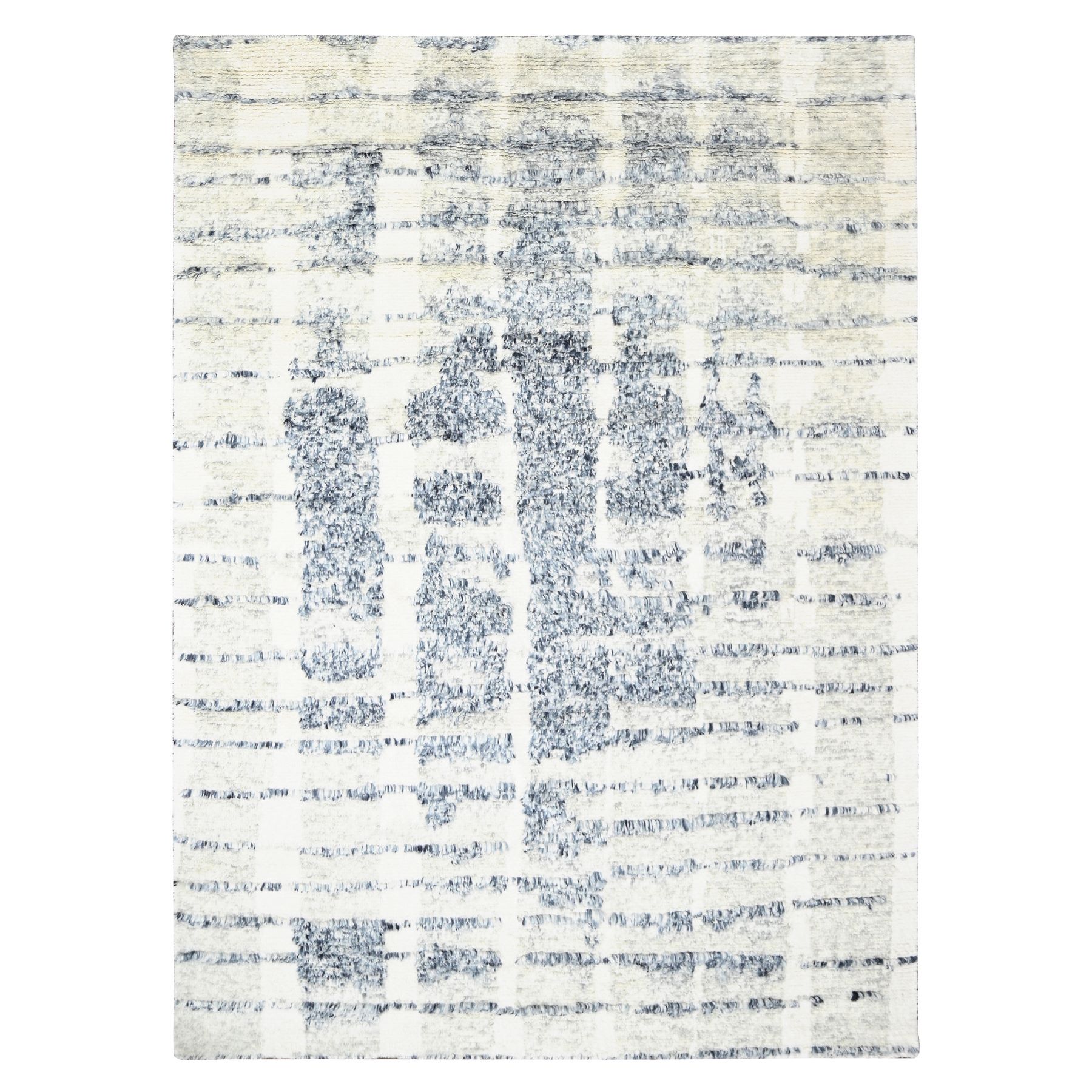  Wool Hand-Knotted Area Rug 9'0