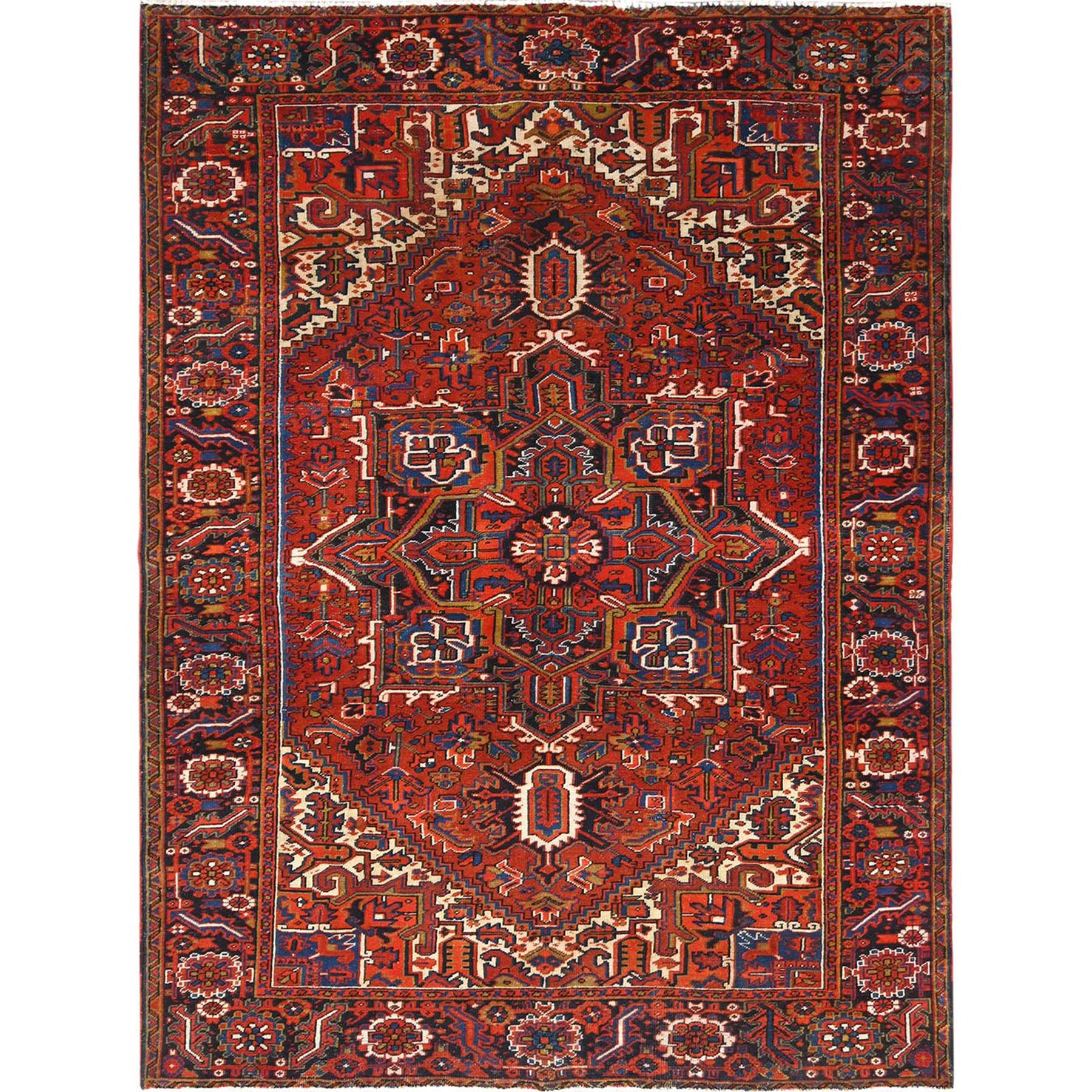  Wool Hand-Knotted Area Rug 8'0