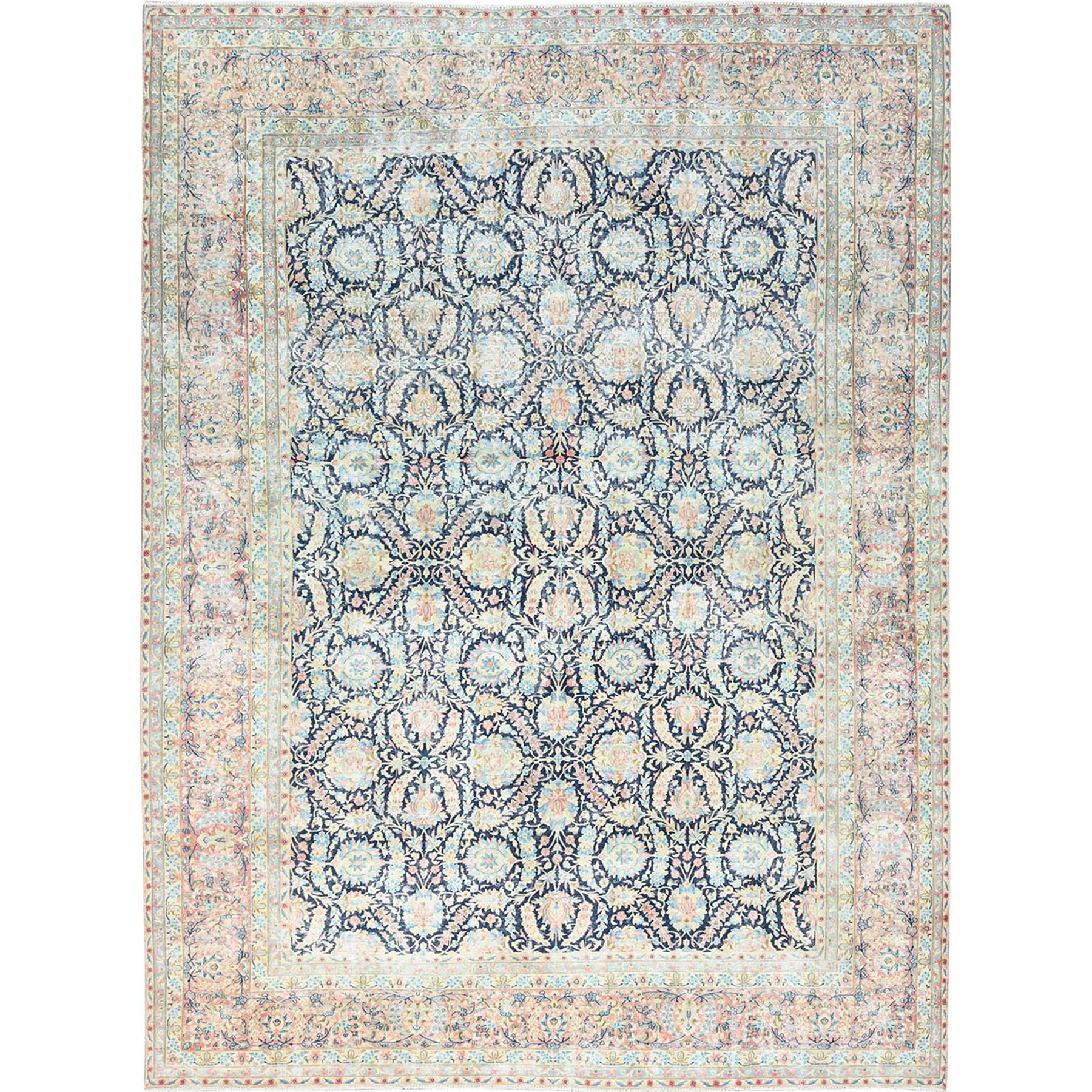  Wool Hand-Knotted Area Rug 11'7