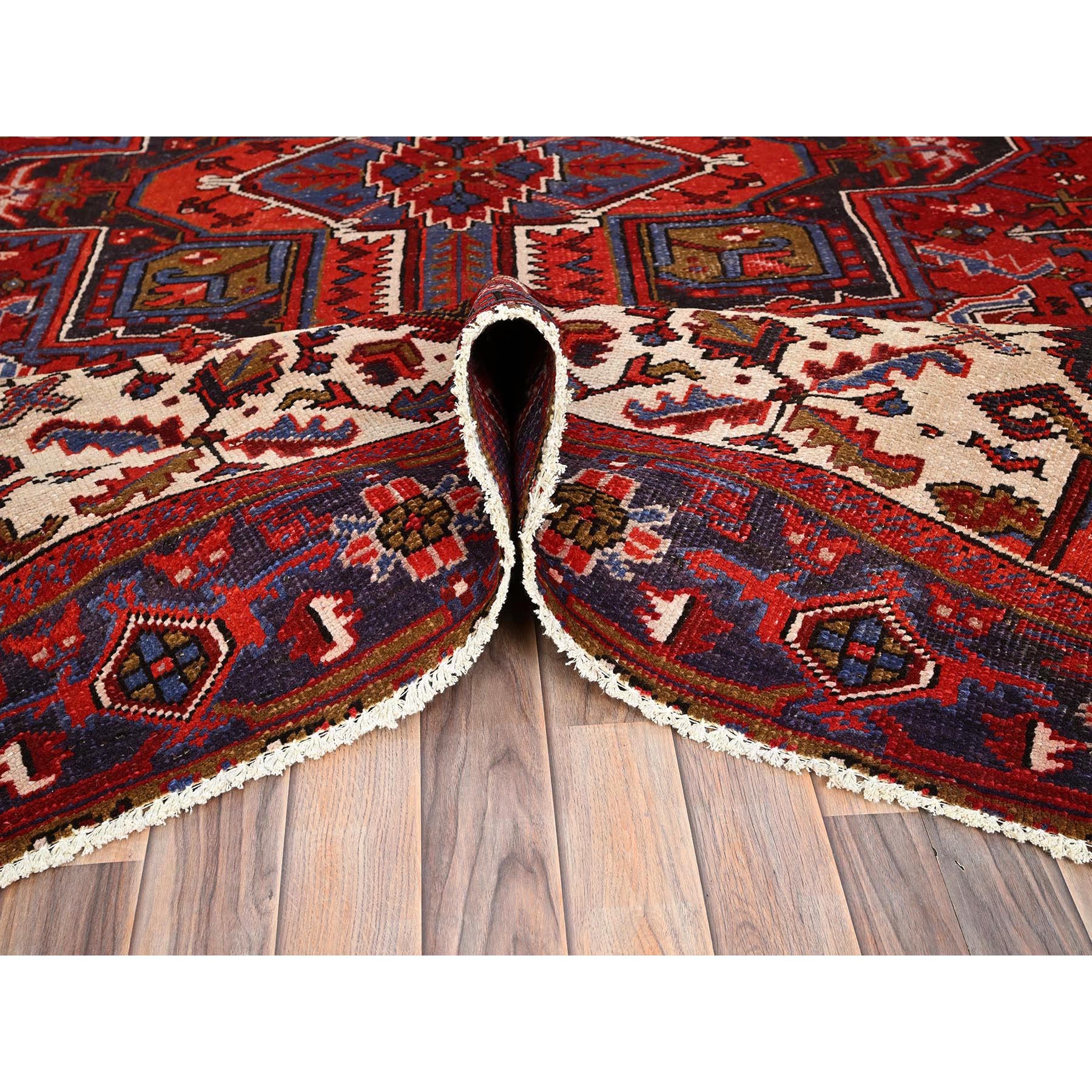  Wool Hand-Knotted Area Rug 8'6