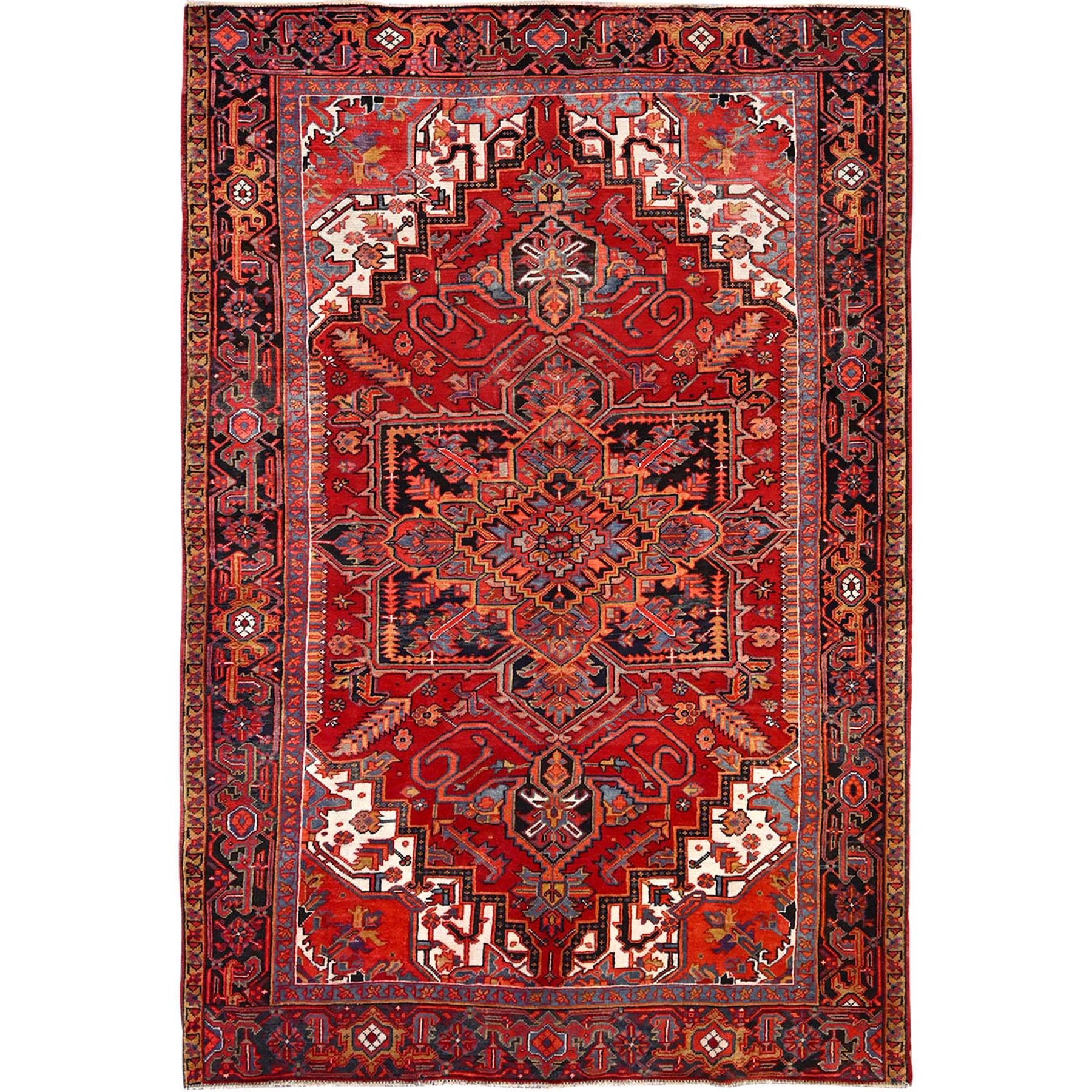  Wool Hand-Knotted Area Rug 6'5