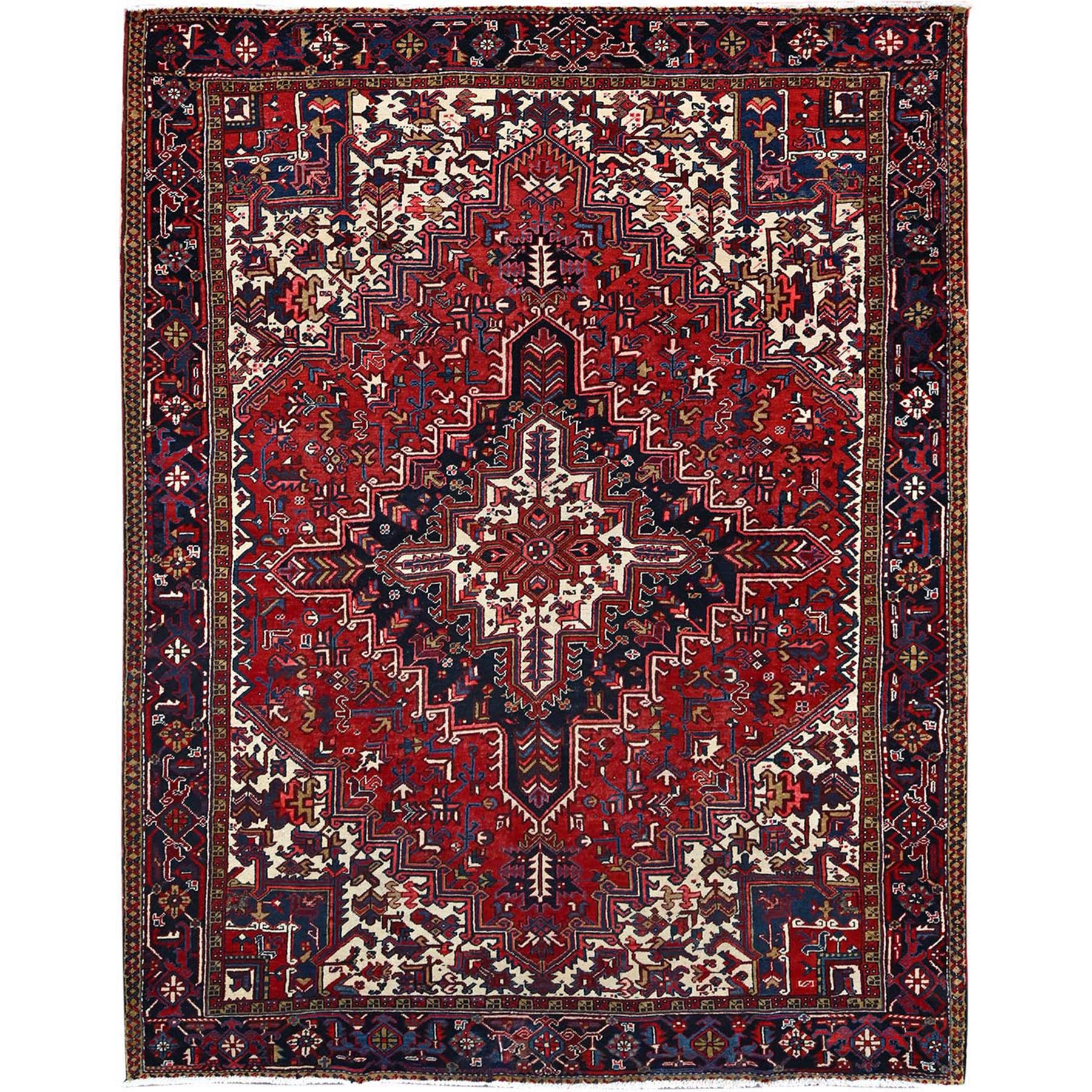  Wool Hand-Knotted Area Rug 8'11