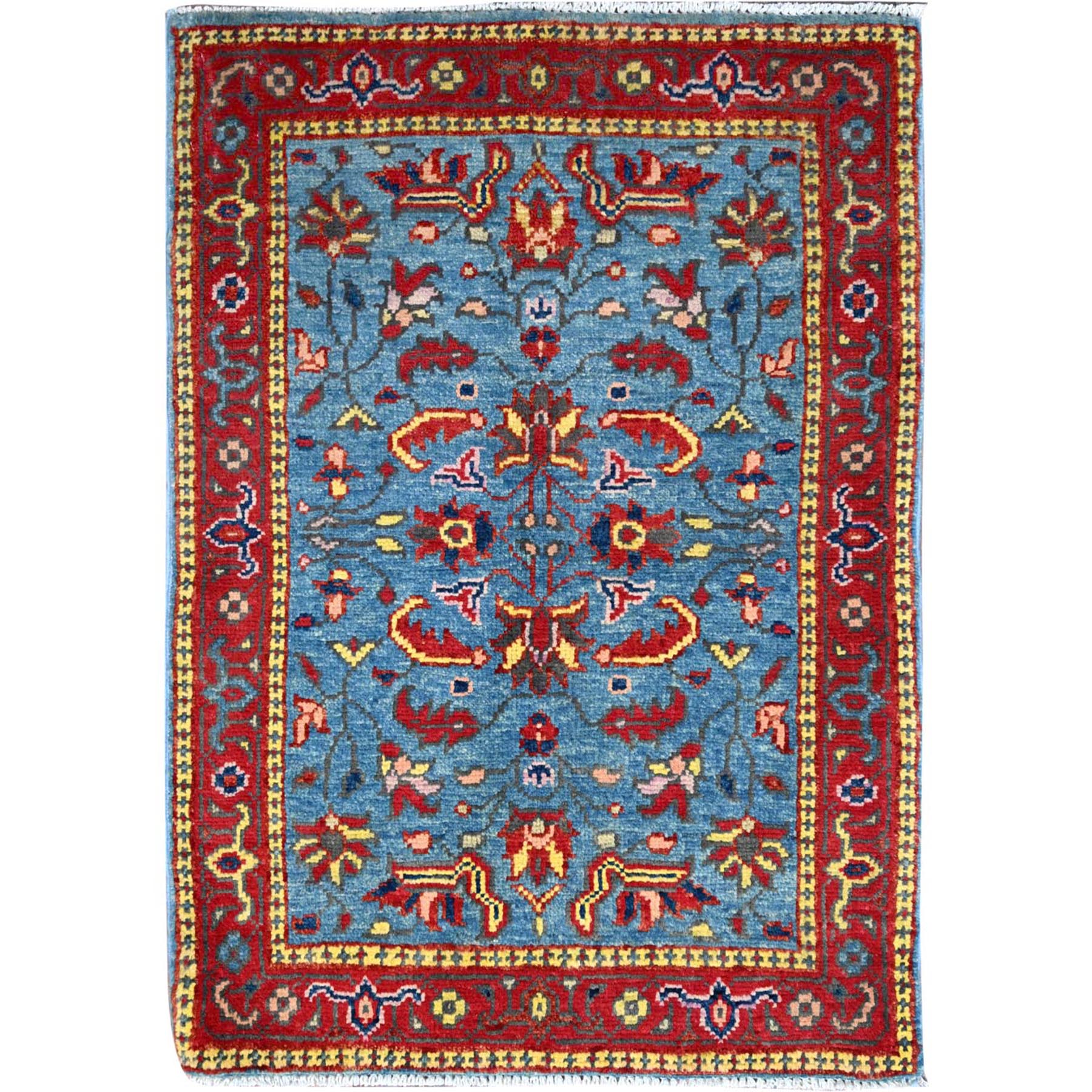  Wool Hand-Knotted Area Rug 2'0