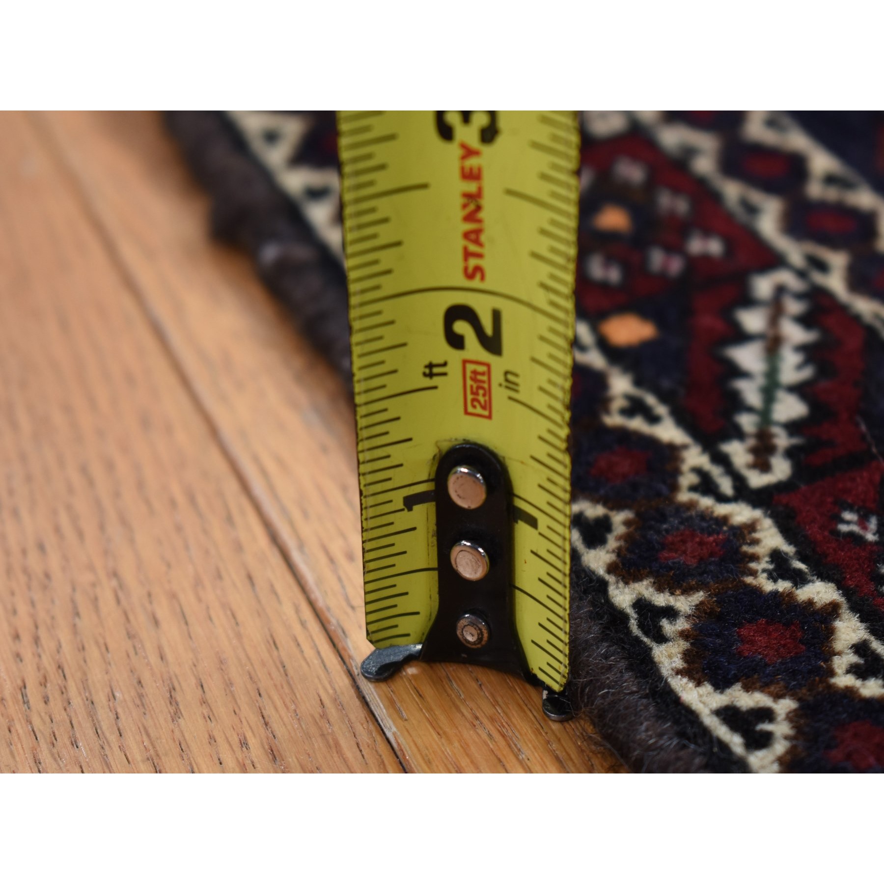 4'1"x5'9" Millennium Blue, Vintage Persian Shiraz Intricate Design, Pure Wool, Hand Knotted, Oriental Rug Sh87399