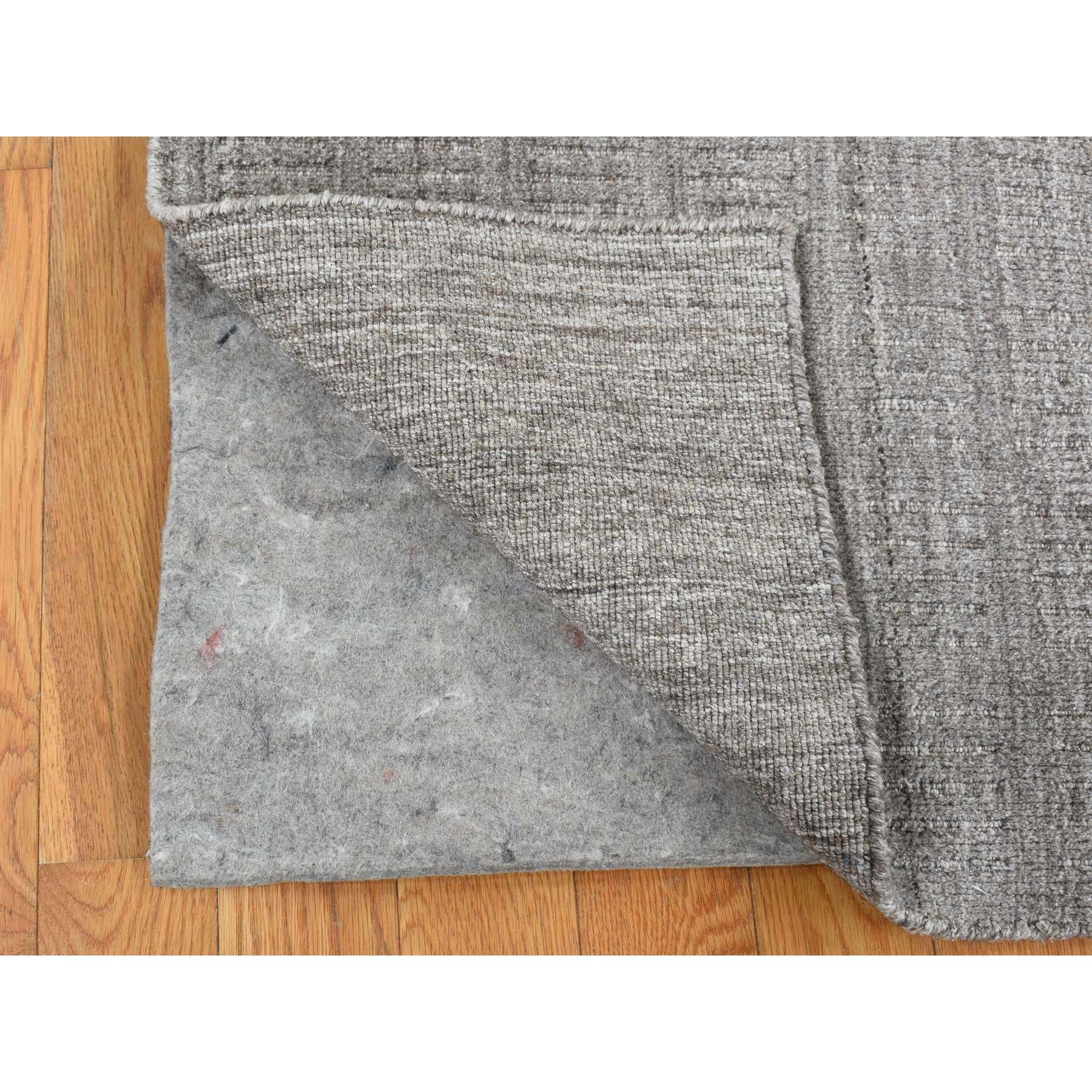 2'x3' Spanish Gray, 100% Wool, Tone on Tone Design, Hand Loomed, Sample Oriental Rug Sh87825