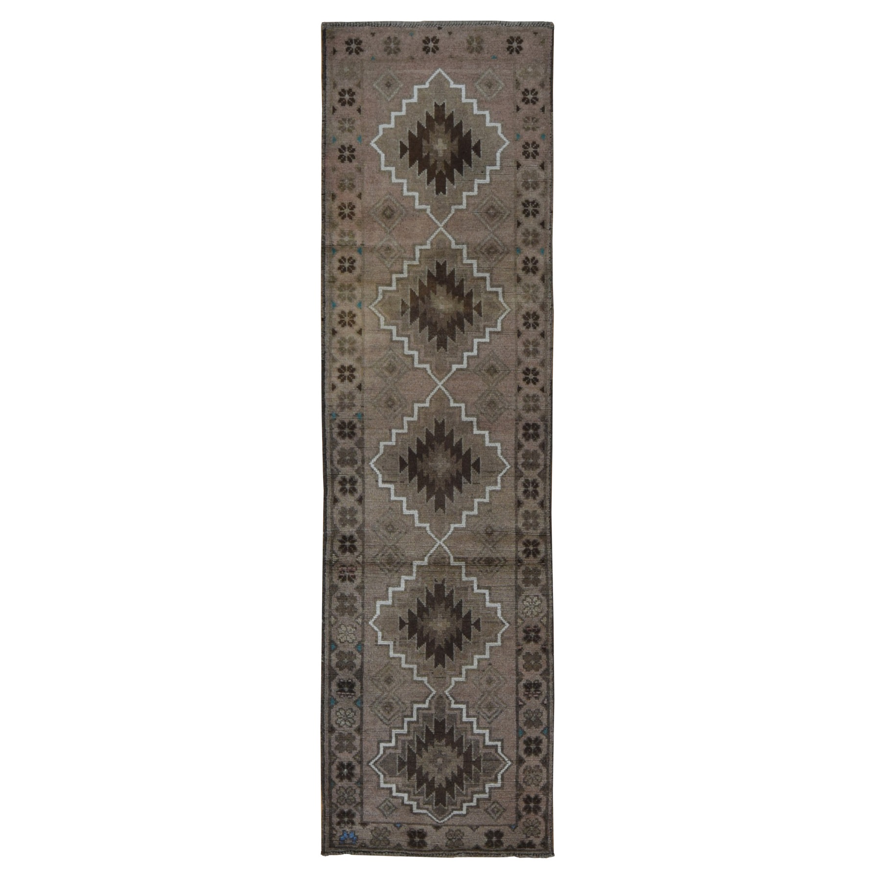 traditional Wool Hand-Knotted Area Rug 2'3