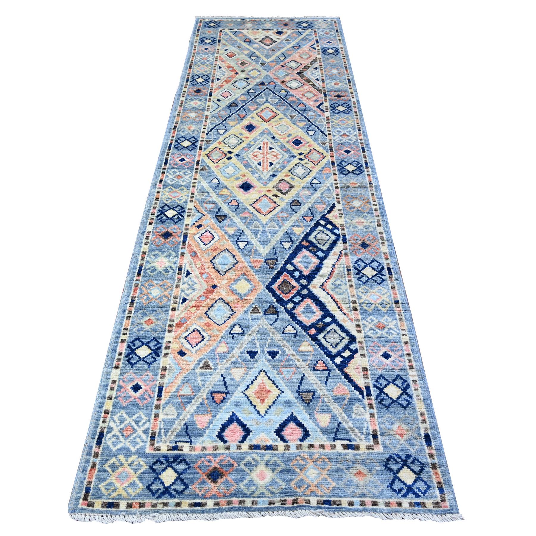 traditional Wool Hand-Knotted Area Rug 3'2