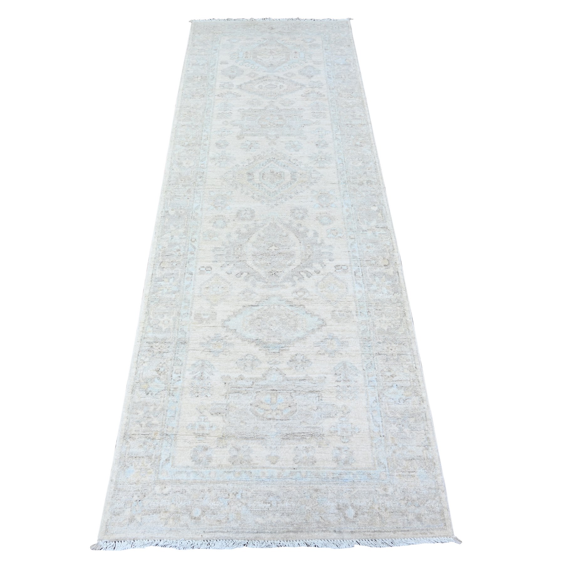 transitional Wool Hand-Knotted Area Rug 2'7