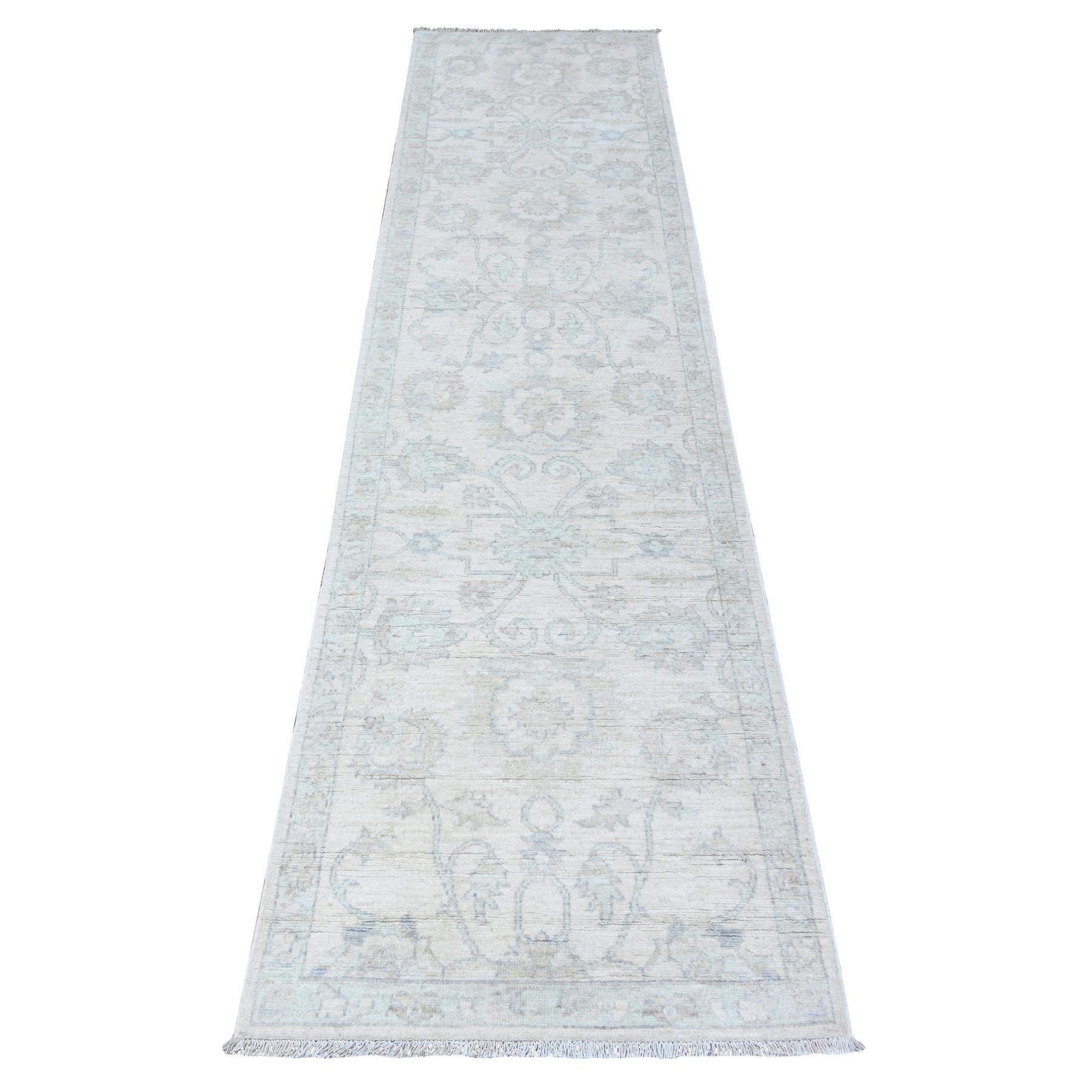 transitional Wool Hand-Knotted Area Rug 2'5