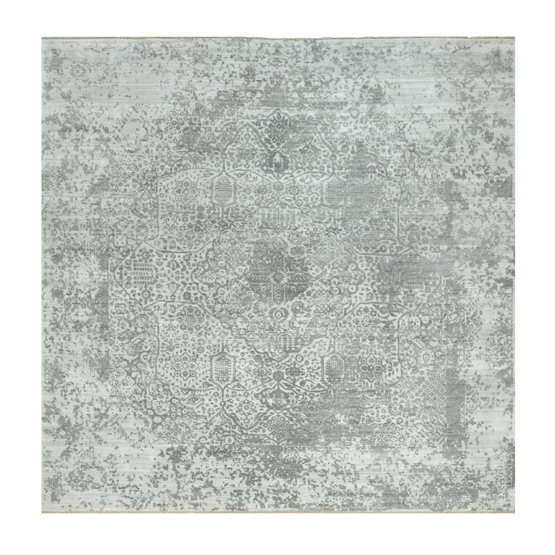  Silk Hand-Knotted Area Rug 14'0
