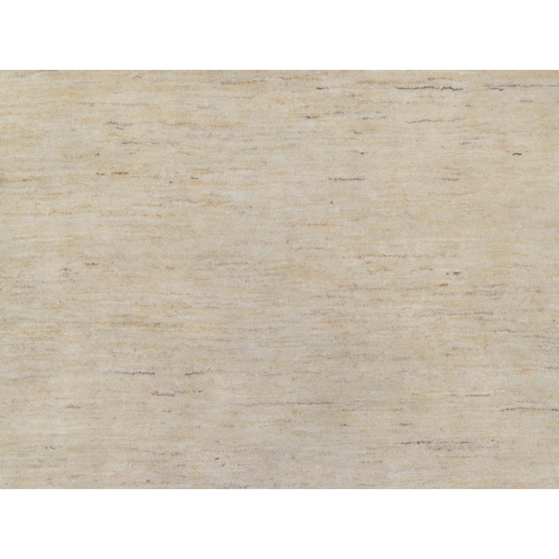 8'1"x15'10" Swan White, Modern, Plain Design, Lori Buft Gabbeh, Thick and Plush, Pure Wool, Hand Knotted, Gallery Size, Wide Runner, Oriental Rug Sh91309