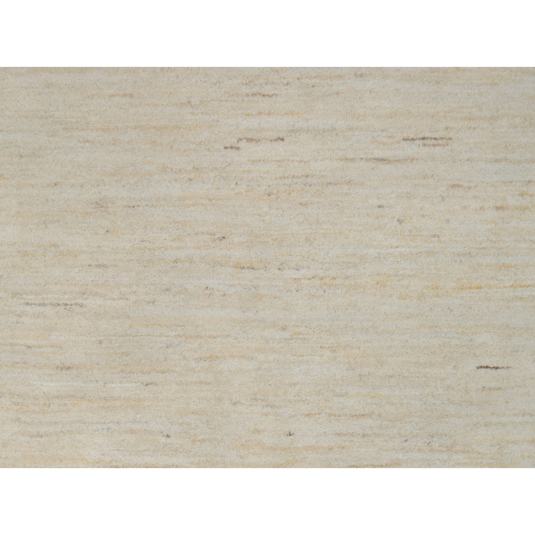 8'10"x11'8" Chiffon White, Modern, Plain Design, Lori Buft Gabbeh, Thick and Plush, Pure Wool, Hand Knotted, Oriental Rug Sh91347